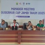 Manager Meeting Gubernur Cup Jambi tahun 2025