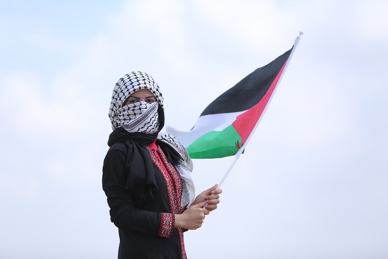 ilustrasi perempuan Palestina
