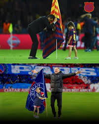 kolase foto Luis Enrique