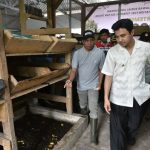 Wakil Wali Kota Jambi, Diza Hazra Aljosha, di acara peresmian Kampung Edukasi Nan Bahagia, di Kelurahan Bakung Jaya, Kecamatan Paal Merah, Jumat (11/7/2025).