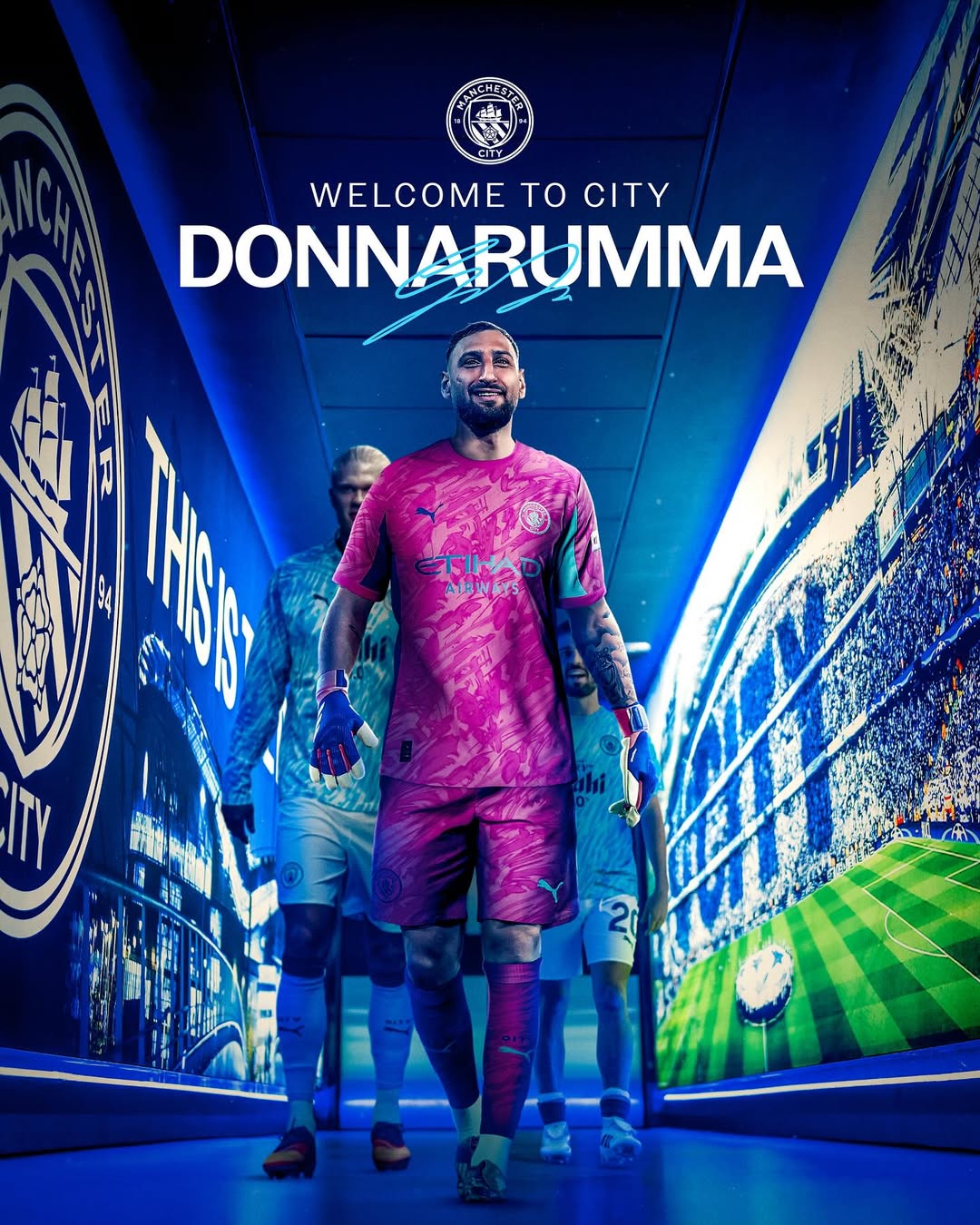 We’re delighted to confirm the arrival of Gianluigi Donnarumma! ✍️