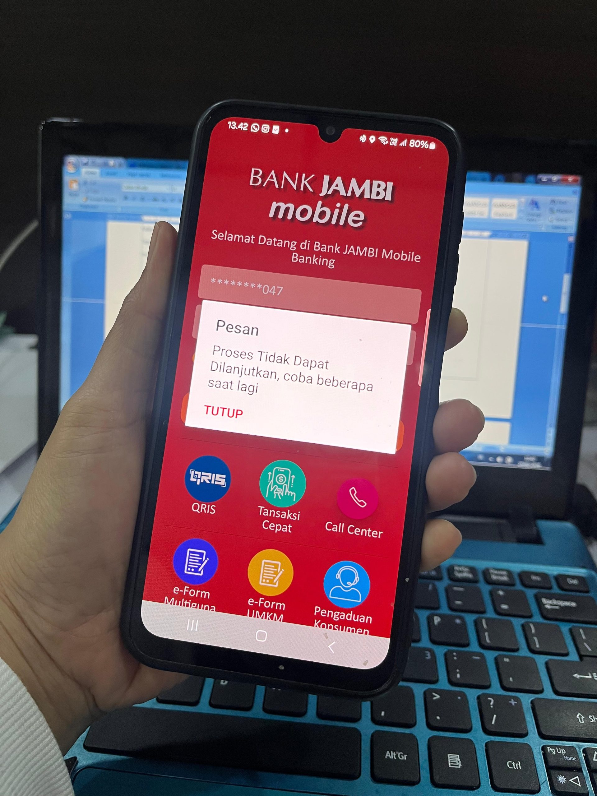 mobile banking Bank Jambi